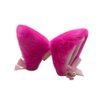Sheicon Cat Ears with Bell Furry Neko Ears Headband Hair Clip Headwear Anime Cosplay For Halloween Costume Color Rose red