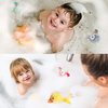 Dmeixs Baby Bath Toys 4 Pack Wind Up Bath Toys for Toddlers 1-3 Year Old Penguin Duck Bathtub Toys for Baby Floating Pool Games Water Toys Swimming Bath Toys for Toddlers Kids Boys Girls 1 Years Old