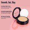 Frankie Rose Cosmetics Powder Foundation – Full Coverage Face Powder For Pores & Imperfections, Evens Out Skin Tone & Shine-Control | 58 Grams (Porcelain)