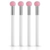 Sibba Foundation Brushes 4 PCS Makeup Setting Powder Blush Beauty Techniques Sponge Angled Stick Liquid Concealer Cream Nose Face Contour Make Up Loose Powder Puff Under Eyeline Set Pressed Blending