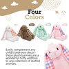 Plushible Easter Bunny Plush, Cuddly, Soft, Embroidered Stuffed Animal Toy for Newborns, Kids, Boys, & Girls - 18 Inch Plush Rabbit/Bunny Stuffed Animal - Easter Plush Toy - Soft Plush Stuffed Bunny