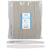 ForPro Expert One & Done Wood File, White 150 Grit/Zebra 180 Grit, Manicure & Pedicure Nail Files, 7” L x 1.25“ W, 50-Count