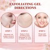 3Pcs Purifying Exfoliating Gel Gentle Exfoliating Gel for Face Facial - Exfoliating Gel Scrub Gentle Exfoliating Facial Cleanser for All Skin Types