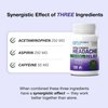 Puregen Labs Extra Strength Headache Caplets, Aspirin 250 mg (NSAID), Caffeine 65 mg, 150 Count