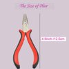 FeiHong Hair Extension Plier with 3 Holes Mini Hair Pliers For Micro Nano Ring Hair Extensions Opener and Removal Tool