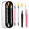 𝟐𝐏cs Rhinestone Picker Tool With 2 Wax Tip, Nail Art Rhinestones Gems Tool,Nail Art Accessories 𝐃𝐢𝐚𝐦𝐨𝐧𝐝 𝐏𝐚𝐢𝐧𝐭𝐢𝐧𝐠 𝐃𝐨𝐭𝐭𝐢𝐧𝐠 𝐏𝐞𝐧 For Nail Art