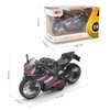 Toy Motorcycle,Pull Back Motorcycle Toy with Sounds and Lights ,1:12 Scale Motorcycle Model Toy for Kids, Pull Back Vehicle for Age 3+ Year Old Birthday Christmas Party Supplies (Black)