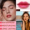 3 Colors Lip Tint Stain Set,Mini Velvet Lip Tint Watery Lip Stain Long Lasting Waterproof Moisturizing Lip & Cheek Tint,Hydrating,Natural Glossy Liquid Lipstick Lip Gloss Kits for Women(Set 02,03,04)