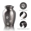 PCS Memorial Pet Cremation Urns for Dogs and Cats Ashes, Paws Engraved Pet Urn,Dog Keepsake Urns for Ashes-Small