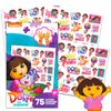 Dora the Explorer Temporary Tattoos Set ~ 75 Dora Tattoos Party Favors for Kids Girls Boys