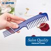 Lift Teasing Wide Tooth Comb – 2 Pack Chemical and Heat Resistant Detangler Comb – Anti Static Comb For All Hair Types – Durable and Lightweight - By Cantor
