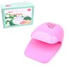 Portable Nail Fan Dryer for Nail Art Polish Gel, Quick Dry Nail Dryer Blower Machine for Nail Salons Fingernail Toenail (Pink)