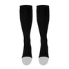 Truform 15-20 mmHg Compression Stockings for Men and Women, Knee High Length, Open Toe, Black, Small