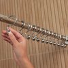 Hermosa Collection Luxury S Shower Curtain Hooks (12-Pack) Hotel Quality Silver Chrome Finish | Bathroom Accessories | Non-Slip Ball End | Easy to Hang