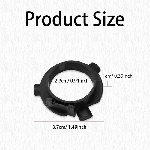 4PCS Car LED Headlight Base, H7 LED Headlight Car Bulb Adapter Holder Socket, Headlight Bulb Retainers Holder Adapter Socket for KIA K3 K4 K5 Sorento SportageR Coupe Grand Santa Fe Hyundai Sonata9