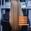 Medsuo 200pcs Silicone Lined Nano Rings Beads Links for Nano Tip Hair Extensions Nano Beads 3.0mm(OD) 1.0mm(ID) 2.0mm(L) 5 Color Optional - Brown