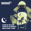SIGG - Kids Water Bottle - Glow Moon Dinos - Leakproof, Lightweight, BPA Free - Aluminum - 13oz