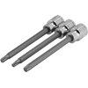 NEIKO 10080A 3/8” Drive Extra Long Torx Star Bit Socket Set | 7 Piece | T10 to T40 | 4-3/8” Length
