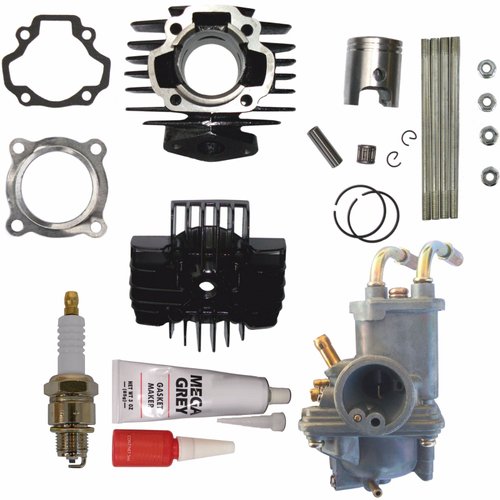 Zoom Zoom Parts Carburetor Cylinder Piston Ring Gasket Top End Kit Fits Yamaha PW 50 PW50 1981-2023 Years