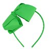MEEDEE Emerald Green Big Bow Headband for Girls Grosgrain Ribbon Hair Hoop Headband for Toddlers Kids Party Decoration Cosplay Costume Headwear Makeup Handmade Hair Band