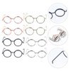 NUOBESTY 20pcs Mini Glasses Doll Dress up Accessories Tiny Glasses for Doll Tiny Eyeglasses Doll Accessories Miniature Things Mini Eyeglasses Toy Doll Costume Glasses Mini Dolls Glasses