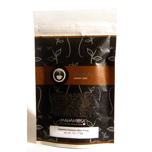 Mahamosa China Black Tea Loose Leaf (Looseleaf) - Imperial Keemun Mao Feng 4 oz
