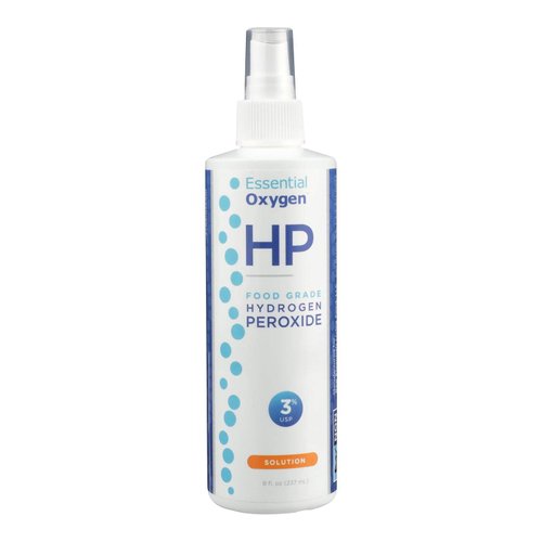 Essential Oxygen 3% Food Grade Hydrogen Peroxide 8 OZ