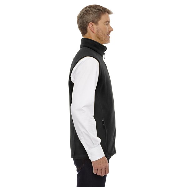 Core 365 Men's Journey Fleece Vest, XL, Black 703