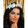Brishow Blue Starfish Headband Seashell Hair Band Pearl Turquoise Beach Wedding Hair Accessories for Women