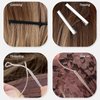 Hair Extension Tools Kit, 2500 Silicone Lined Micro Rings, 1 Plier, 1 Comb, 1 Threader, 1 Crochet Hook, 10 Curved Hair Needle, 5 Metal Hair Clips, 5 Rolls Sewing Threads, 1000 Mini Rubber Bands