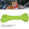 Rubber Dog Toy, Dog Dental Chew Toys Tough Dog Bone Toy Durable Dog Chew Toy Hard Rubber Bone for Dogs Indestructible Dog Toys Dental Dog Toy for Teeth(L-Green)