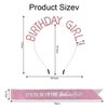 NQEUEPN Birthday Sash and Crown, Pink It's Me Hi i'm The Birthday Girl Sash and Crown Rhinestone Headband Hair Accessories for Women Girls Gift Birthday Decoration Party Favors