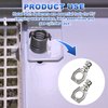 Rv water heater door latch, Rv Water Heater Cam Lock, Rv water heater parts, (2 Pcs)