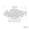 Women's Flower Crystal Bride Wedding Hair Comb Hair Accessories Art Deco Floral Bridal Side Combs Headpiece for Women, Brides Hair Accessories