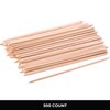 ForPro Birchwood Cuticle Sticks, Double Sided, Multi-Purpose Cuticle Pusher for Manicures and Pedicures, 7” L, 500-Count