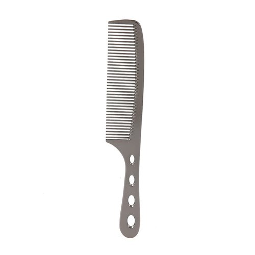 Hairdressing Combs, Professional Aluminum Dressing Comb For Hair Styling, Space Aluminum Stainles...