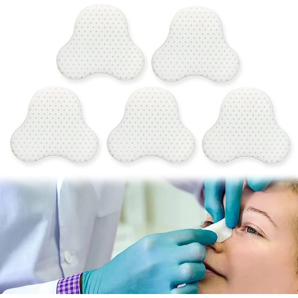 Thermoplastic Nasal Splints, External Nose Support Protector for Rhinoplasty Septoplasty Surgery, Nose Brace Fracture, ENT, Orthopedic Immobilization, 5pcs-M, (C)