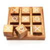 BSIRI Wooden XO Blocks (L) Tic Tac Toe Board Games - Ideal for Kids Games, Family Games and Game Night for Adults, Farmhouse Decor for Coffee Table Decor and Unique Gifts for All Occasion (5.5 Inch)