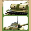 BDYDT T-34 Medium Tank Model Building Blocks Set（411PCS）-WW2 Military Historical Collection Model. Military Armoured Tank,Toys Gifts for Kid and Adult