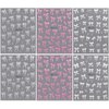 6pcs Cute Bow Nail Stickers for Women White Bow Nail Sticker Pink Bow Nail Decals for Nail Art Supplies 3D Nail Art Stickers Embossed Bow Stickers for Nails Bowknot Sticker Nails Stickers Nail Bows