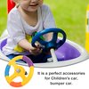 Toyvian Cars Toy Toy Car Steering Wheel, Simulated Driving Steering Wheel, Plastic Steering Wheel, Small Steering Wheel Toy, for Rocking Car Childrens Toy Car Bumper Car Infant Car Toys