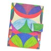 Colorful Circle Pattern Printed Canvas Passport Holder Cover Case WAS_11
