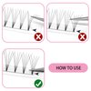 CoMango Premade Fans Eyelash Extensions 5D-C-0.07-9mm Premade Volume Lash, Short Stem Eyelash Extensions Pre Made Fanned Russian Volume Lash Extensions Mix Tray