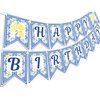 Capri Lemon Happy Birthday Banner - 40th 50th 60th Birthday Party Supplies - Lemon Birthday Party Decorations - Lemon Birthday Party Supplies- Banner (Capri Lemon Birthday Banner) (Capri Lemon