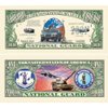 10 U.S National Guard Million Dollar Bills with Bonus “Thanks a Million” Gift Card Set