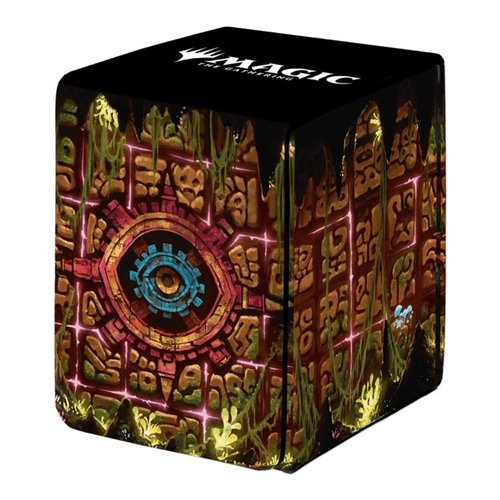 Ultra Pro - MTG The Lost Caverns of Ixalan Alcove Flip Deck Box Ixalan Ruins for Magic: The Gathering, Protect & Store Commander Decks, Collectible Card Storage, Magnetic Closure, 100+ Card Storage