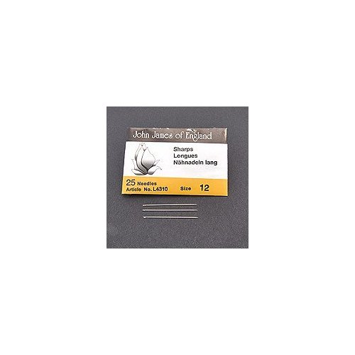 John James Sharp Beading Needles -Size 12, 25 Pack