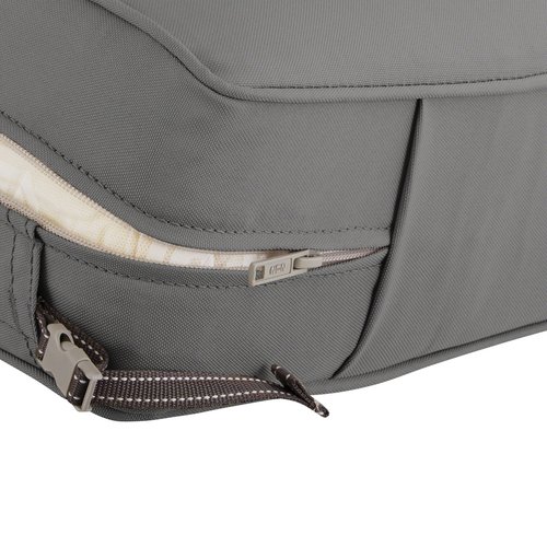 Classic Accessories Montlake FadeSafe Water-Resistant 25 x 25 x 5 Inch Square Outdoor Seat Cushion Slip Cover, Patio Furniture Chair Cushion Cover, Light Charcoal Grey, Patio Furniture Cushion Covers