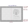 Elcer 20 Celebration of life Funeral thank you cards with envelopes acknowledgment memorial Sympathy Thank you Cards (white)