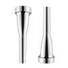 EASTROCK Trumpet Mouthpiece 3C Silver Plated Bullet Shape Vaccum Package